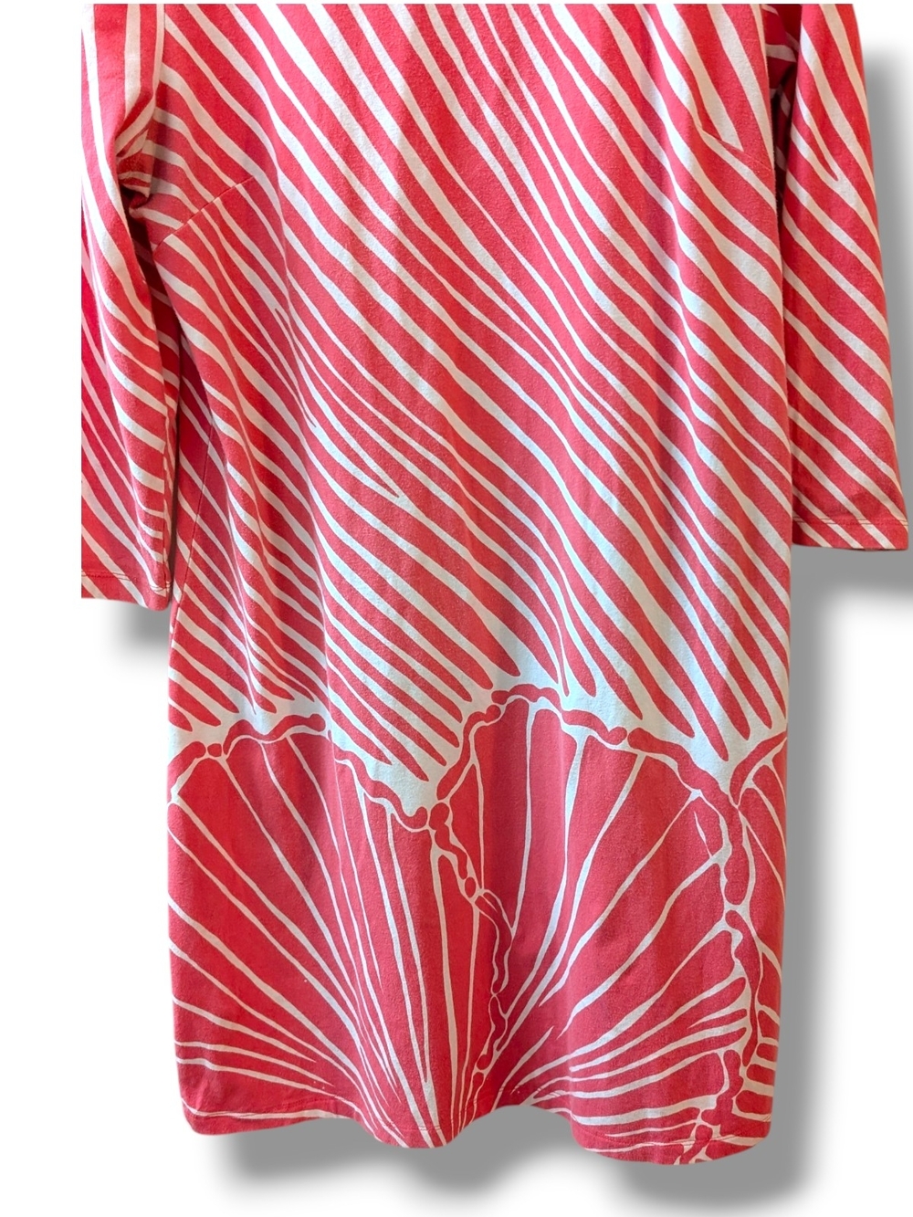Lilly Pulitzer Topanga Dress in the "Watermelon Shimmy Shell", Size Xl - Picture 4 of 7
